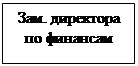 Надпись: Зам. директора по финансам