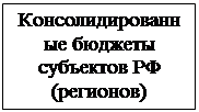 Надпись: Консолидированные бюджеты субъектов РФ (регионов)