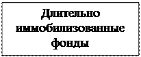 Надпись: Длительно иммобилизованные фонды