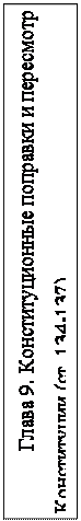Надпись: Глава 9. Конституционные поправки и пересмотр Конституции (ст. 134-137)

