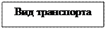 Надпись: Вид транспорта
