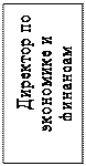 Надпись: Директор по экономике и финансам 