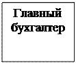 Надпись: Главный бухгалтер