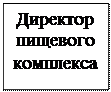 Надпись: Директор пищевого комплекса