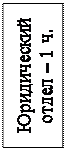 Надпись: Юридический отдел – 1 ч.