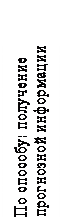 Надпись: По способу: получение прогнозной информации