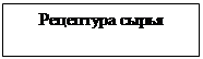 Надпись: Рецептура сырья