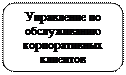 Скругленный прямоугольник: Управление по обслуживанию корпоративных клиентов