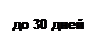 Надпись:  
   до 30 дней
