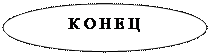 Овал: К О Н Е Ц