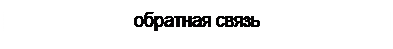 Надпись: обратная связь

