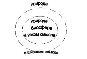 природа ,природа ,биосфера,в узком смысле,в широком смысле