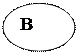 Овал: В