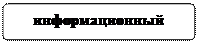 Блок-схема: альтернативный процесс: информационный