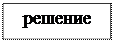 Надпись: решение