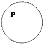 Овал: P