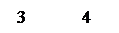 Надпись:  3            4