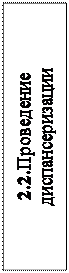 Надпись: 2.2.Проведение диспансеризации