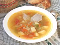 Щи со свежей капустой