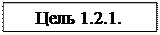 Надпись: Цель 1.2.1.