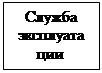 Надпись: Служба эксплуа-тации