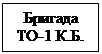 Надпись: Бригада ТО-1 К.Б.