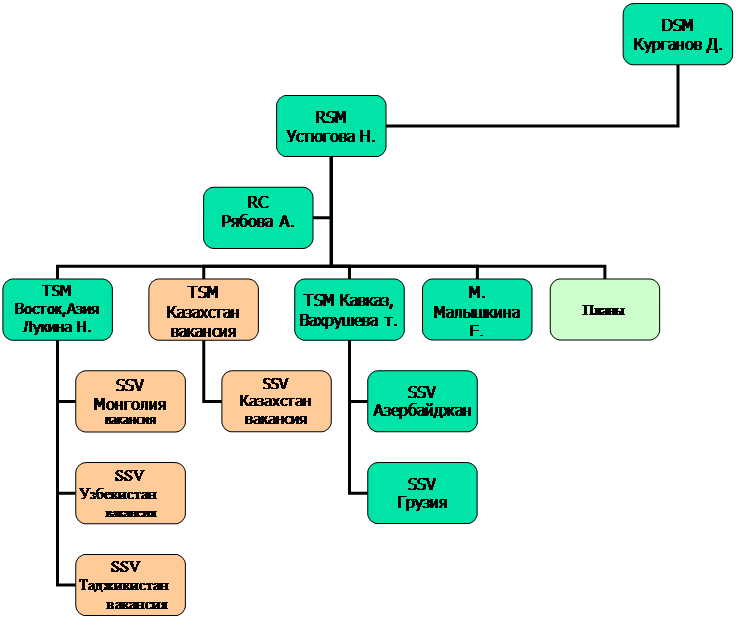 Организационная диаграмма