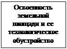 Надпись: Освоенность земельной площади и ее технологическое обустройство