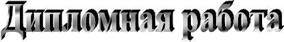 Дипломная работа