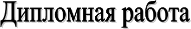 Дипломная работа